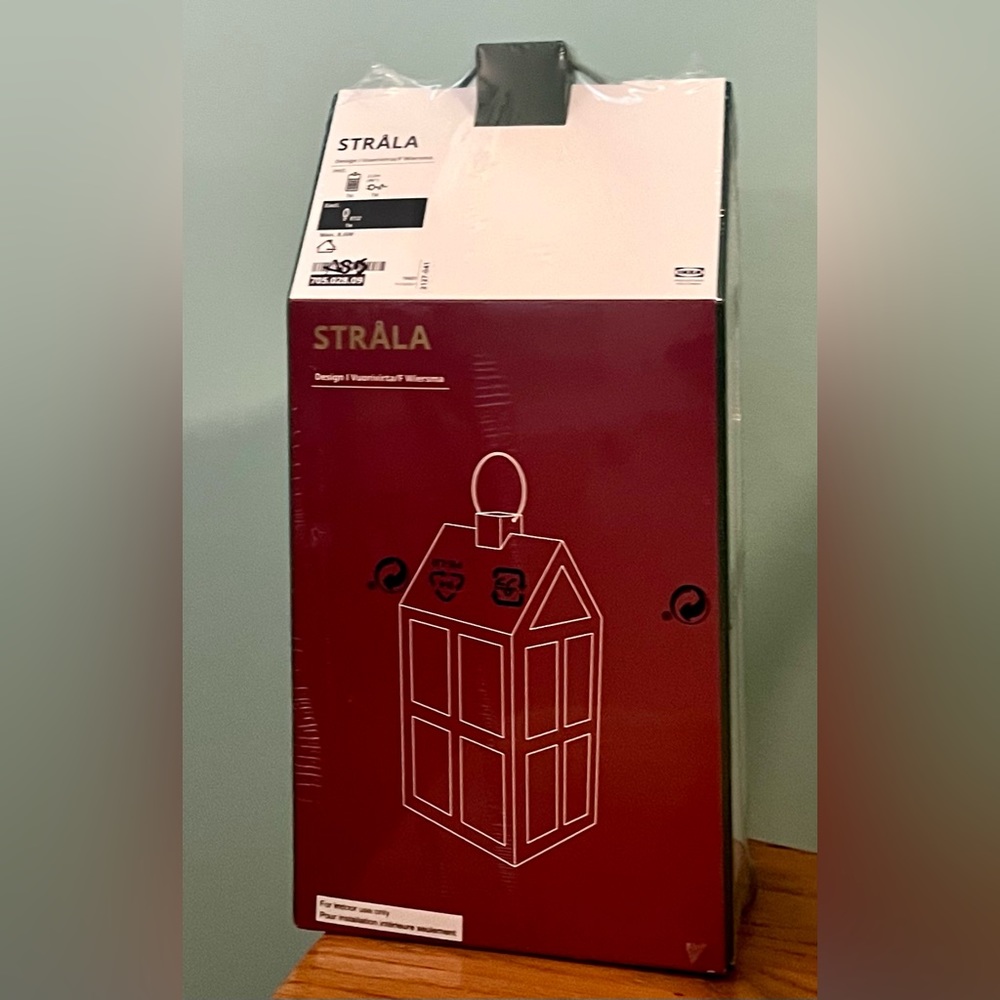 Ikea STRALA VINTER 2021 House-Shaped Green lamp Brand New!